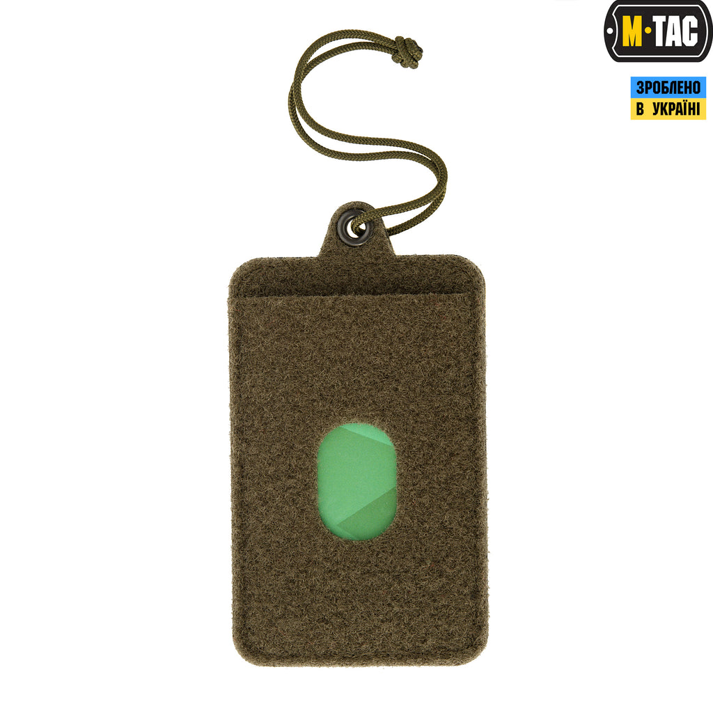 M-Tac панель для нашивок підвісна з кишенею для ID-картки Olive