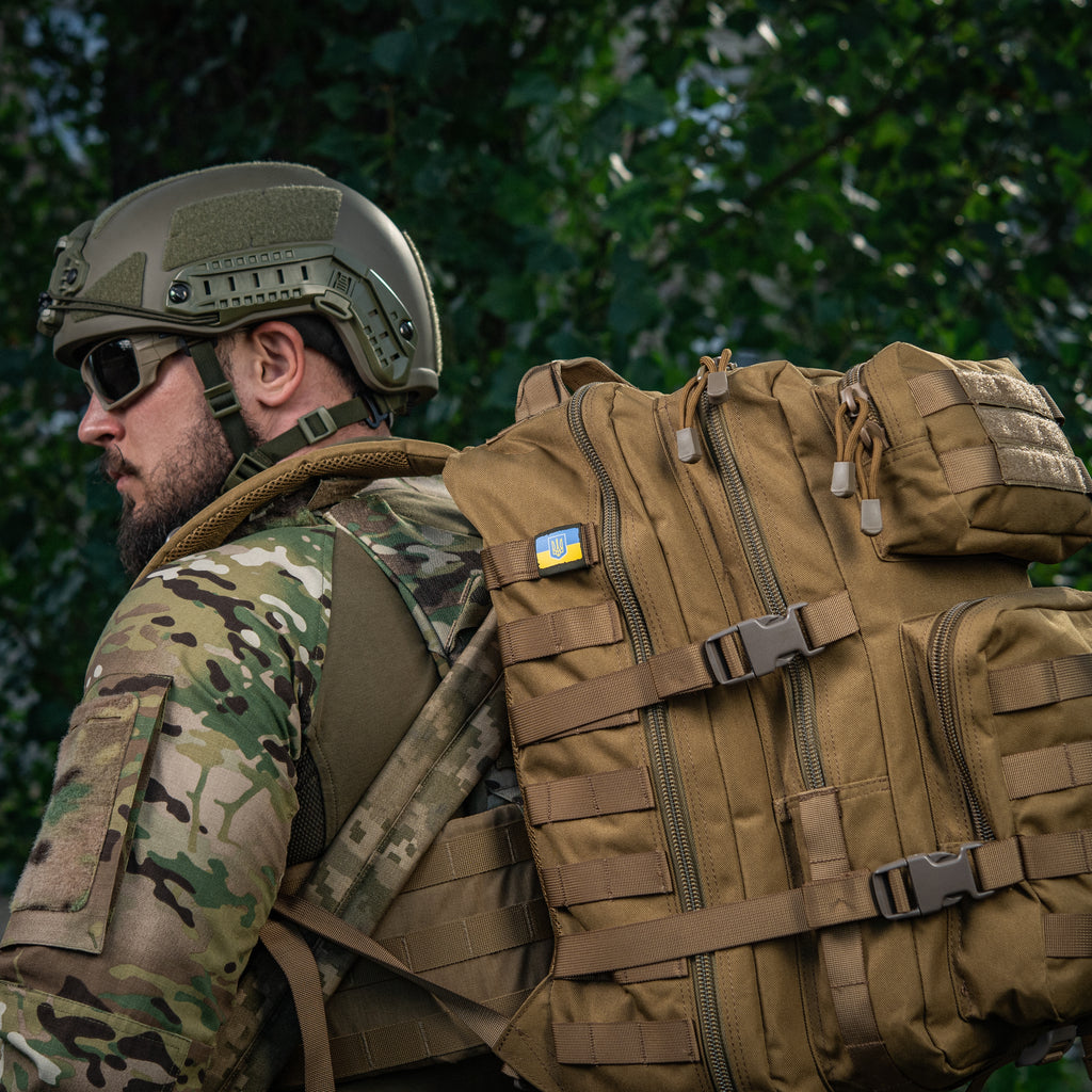 M-Tac MOLLE Patch Прапор України з гербом Full Color/Ranger Green