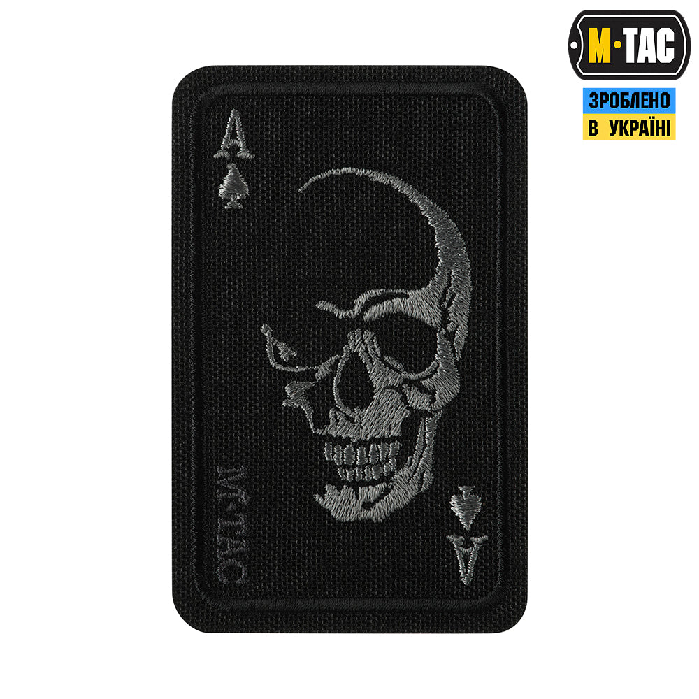M-Tac нашивка Face of war (вишивка) Black