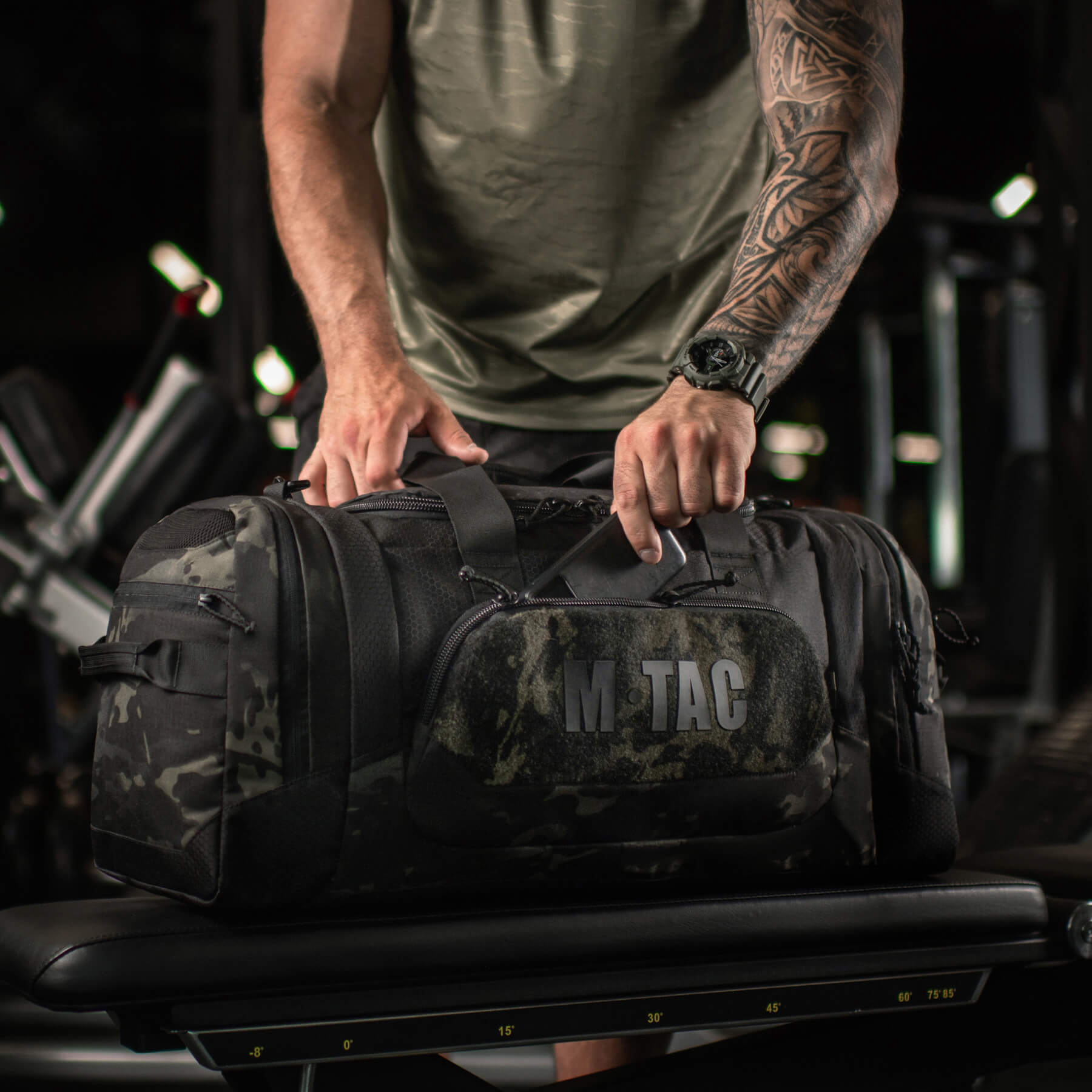 M-Tac сумка-баул Sport 45л Elite Multicam Black