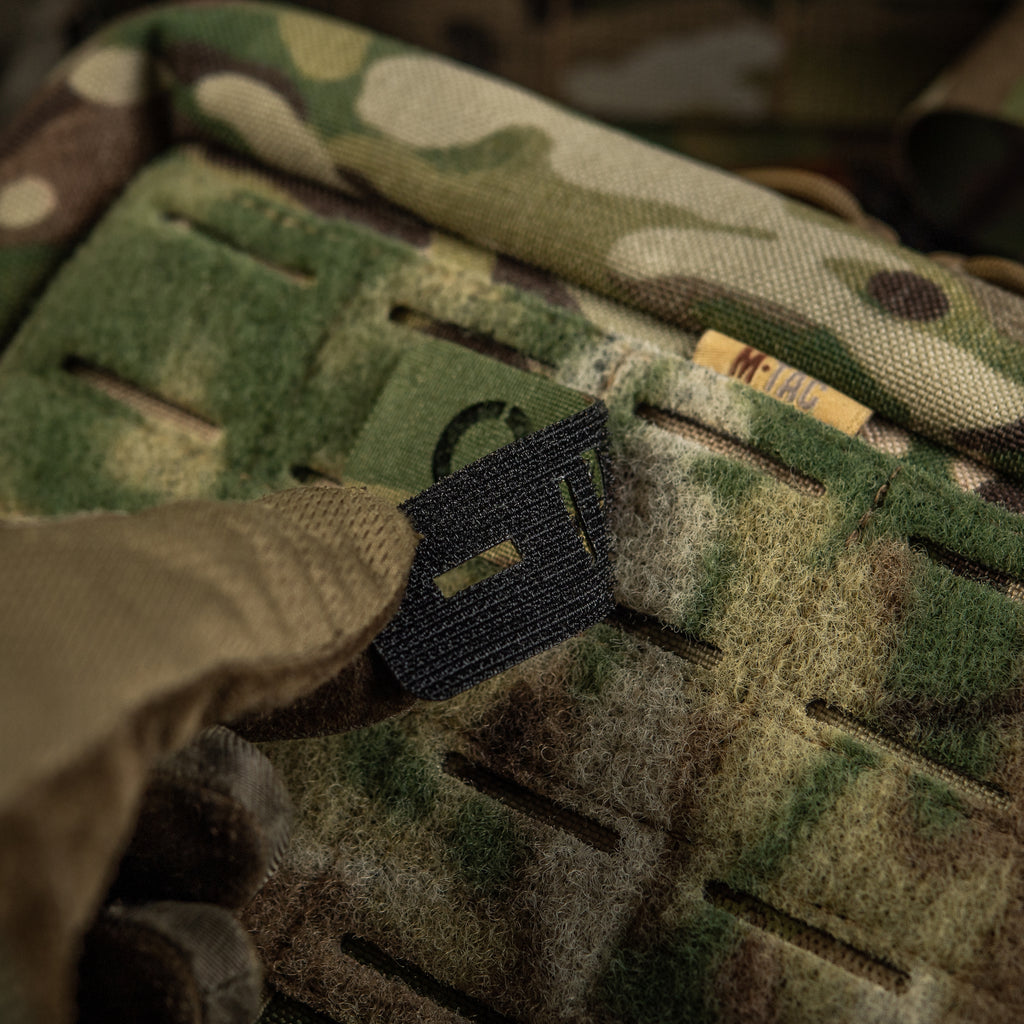 M-Tac нашивка група крові O (I) - наскрізна Laser Cut 25х80 Multicam