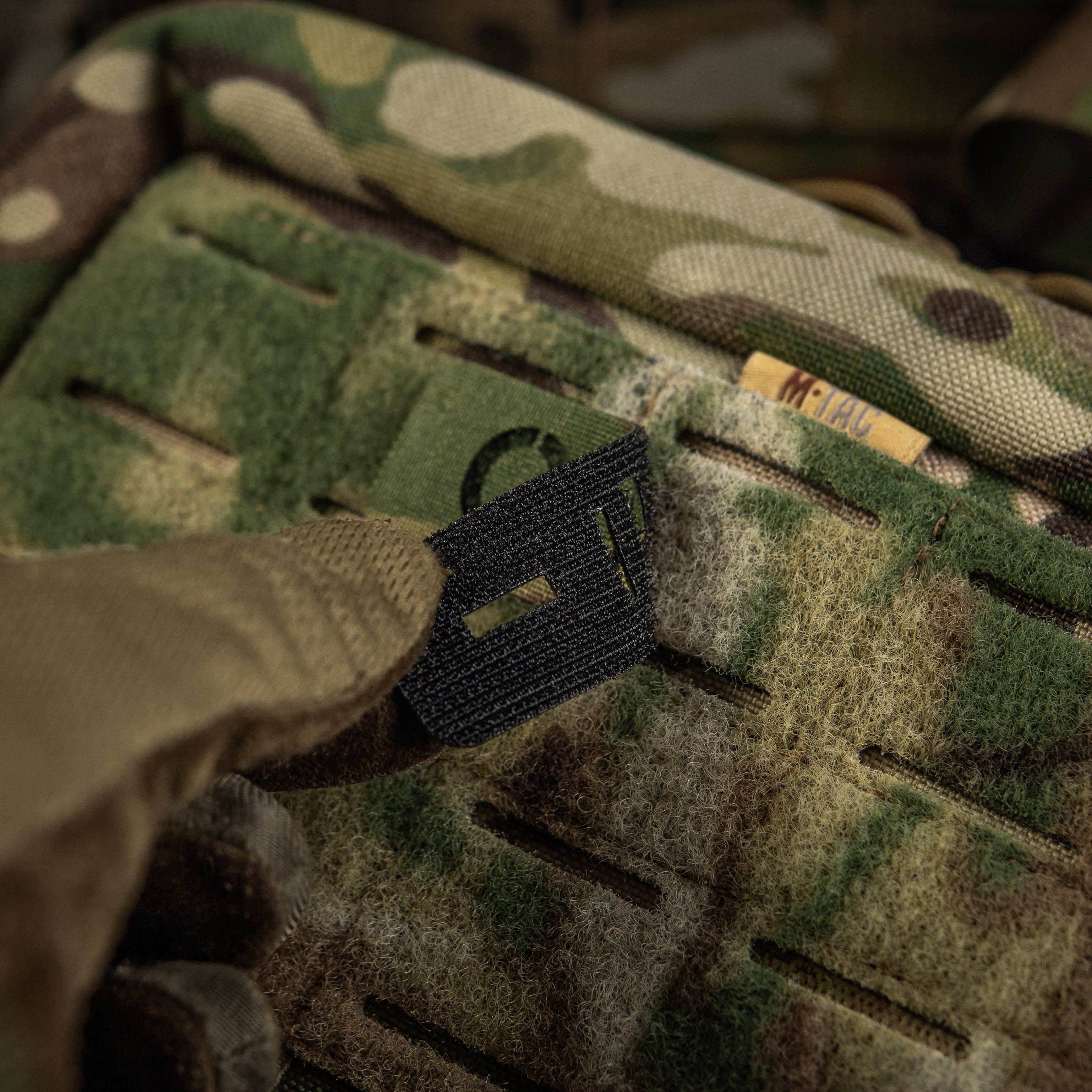 M-Tac нашивка група крові O (I) - наскрізна Laser Cut 25х80 Multicam
