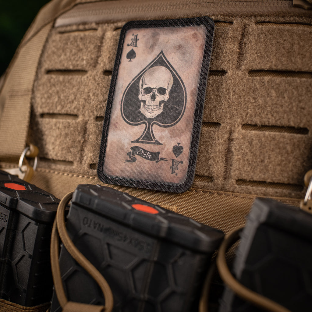 M-Tac нашивка Ace of Spades Coyote/Black