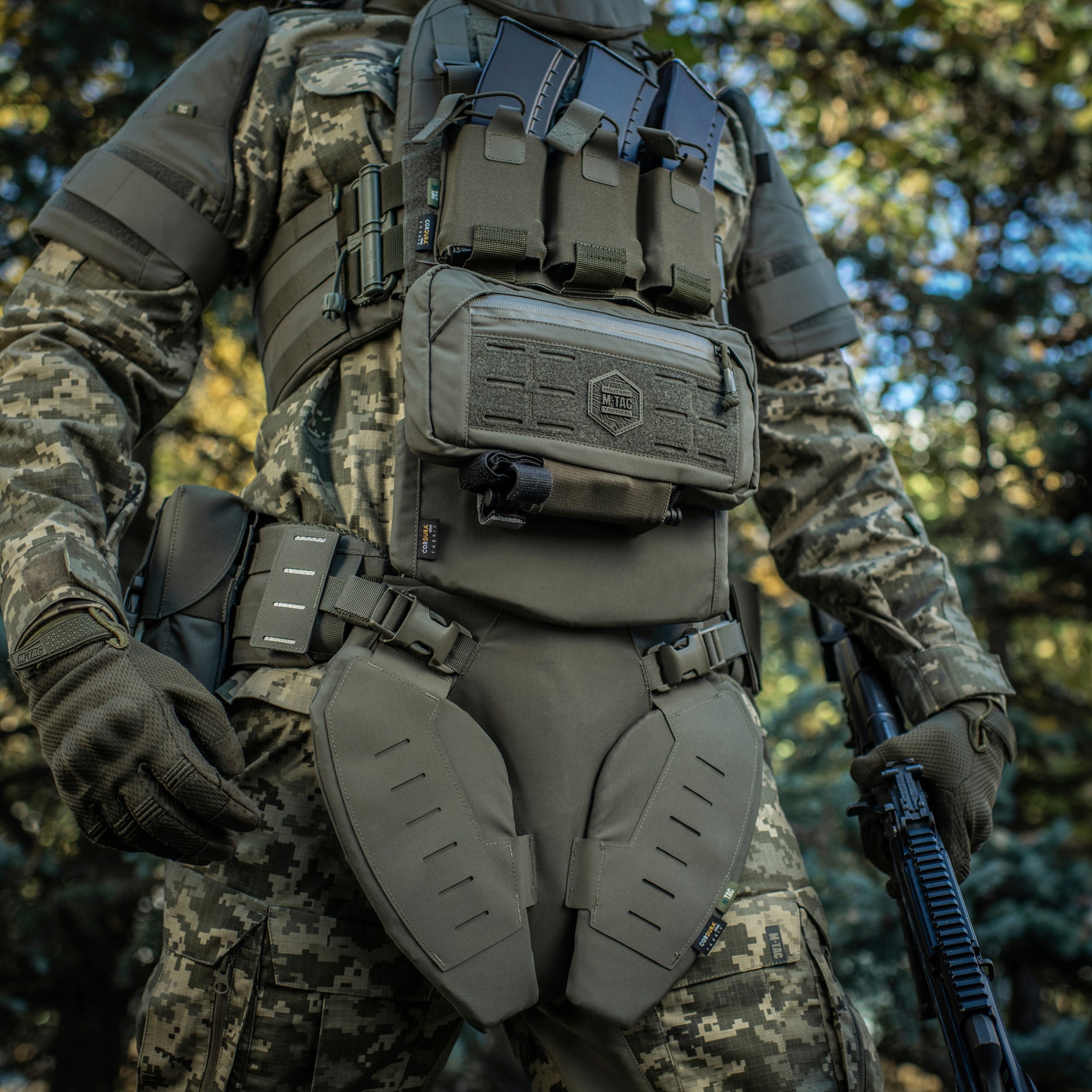 M-Tac захист живота з балістичним пакетом 1 клас захисту Ranger Green