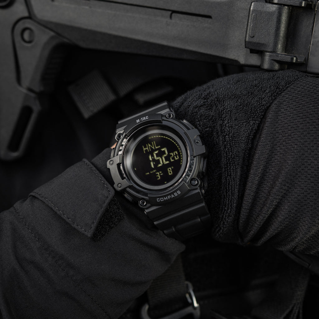 M-Tac годинник тактичний з компасом 2233 Black