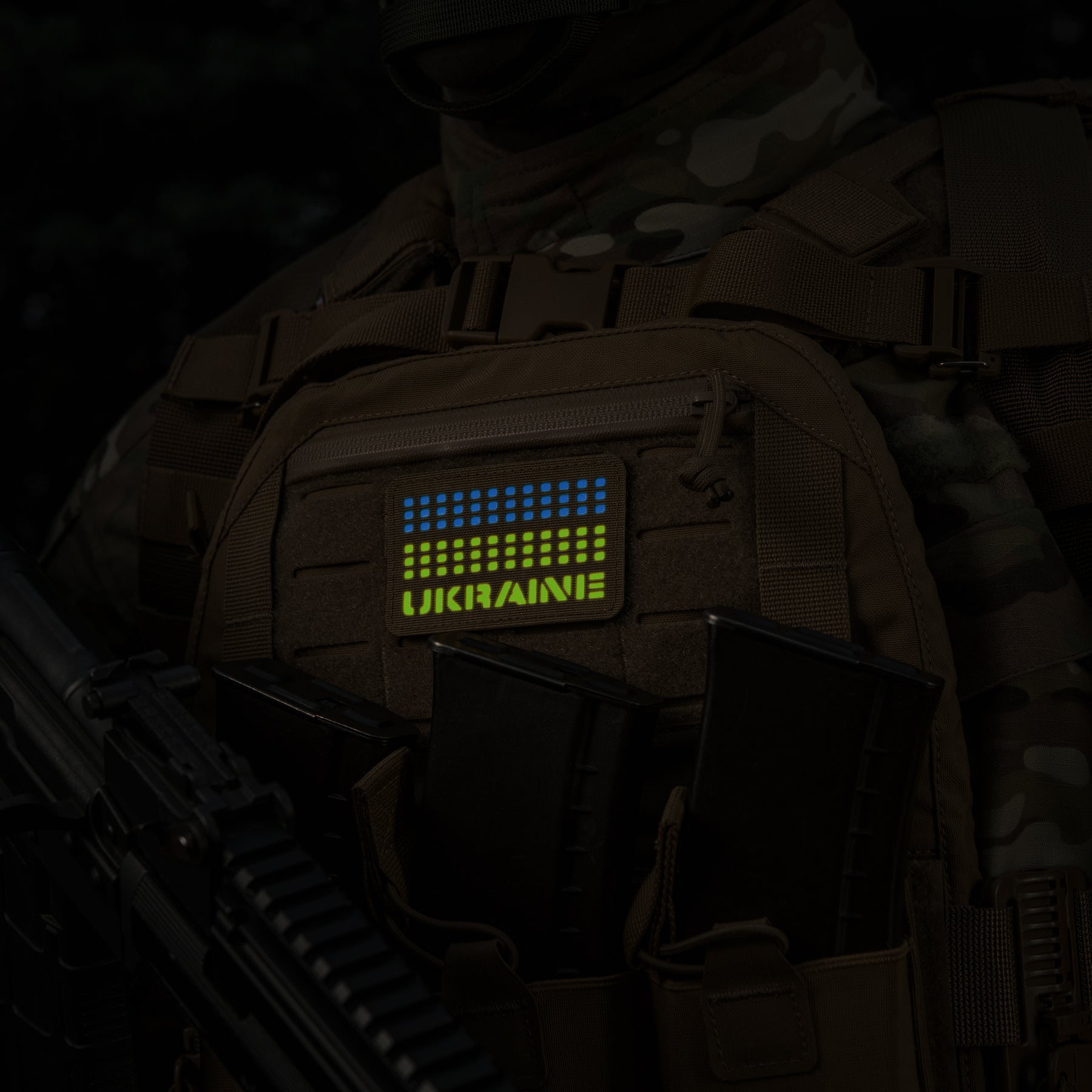 M-Tac нашивка Ukraine Laser Cut Coyote/Yellow/Blue/GID