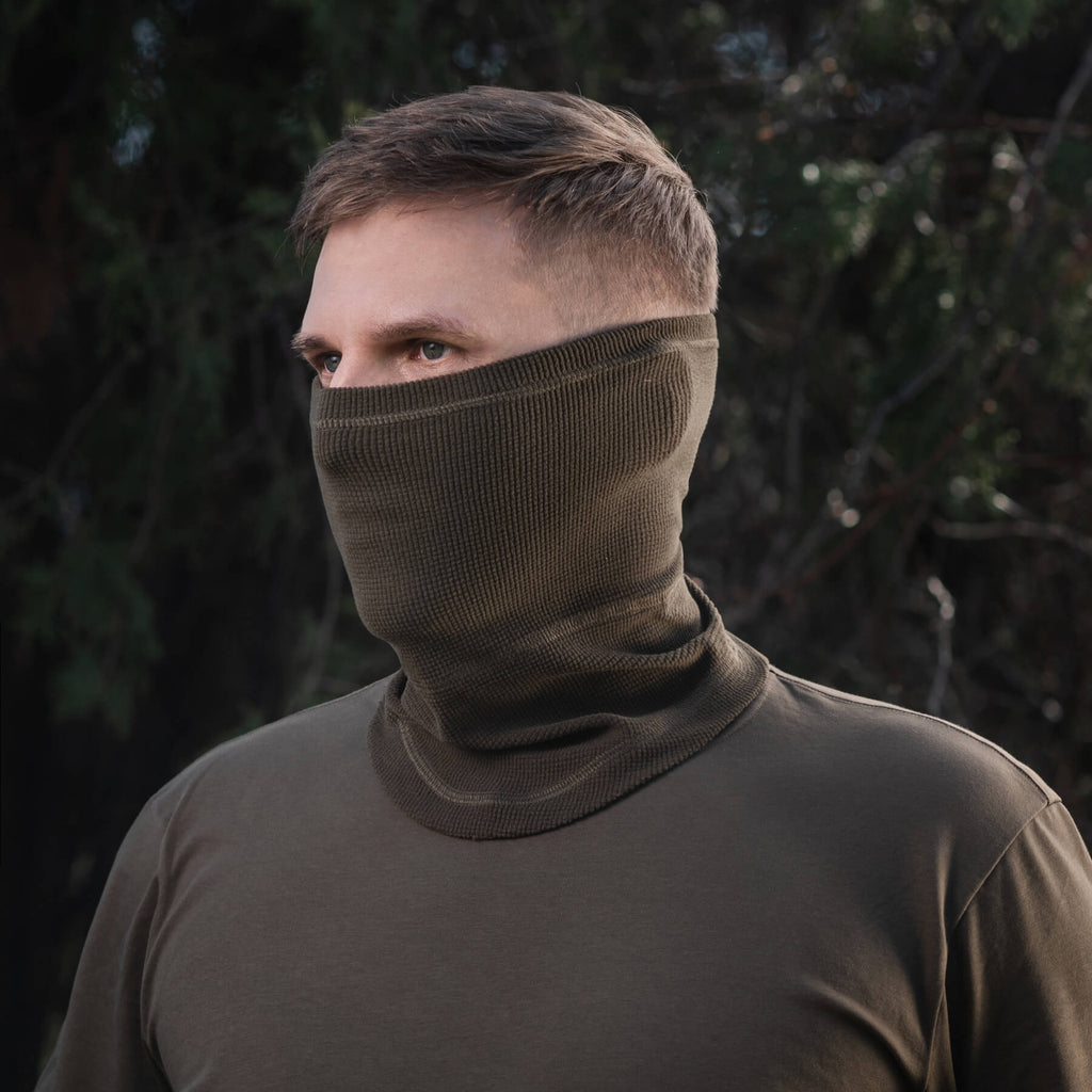 M-Tac шарф-труба анатомічний мікрофліс ріп-стоп Dark Olive