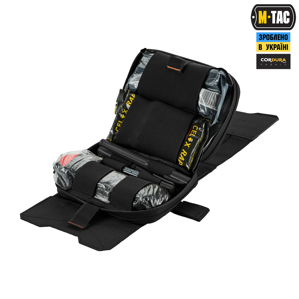 M-Tac підсумок медичний горизонтальний Large Elite Black