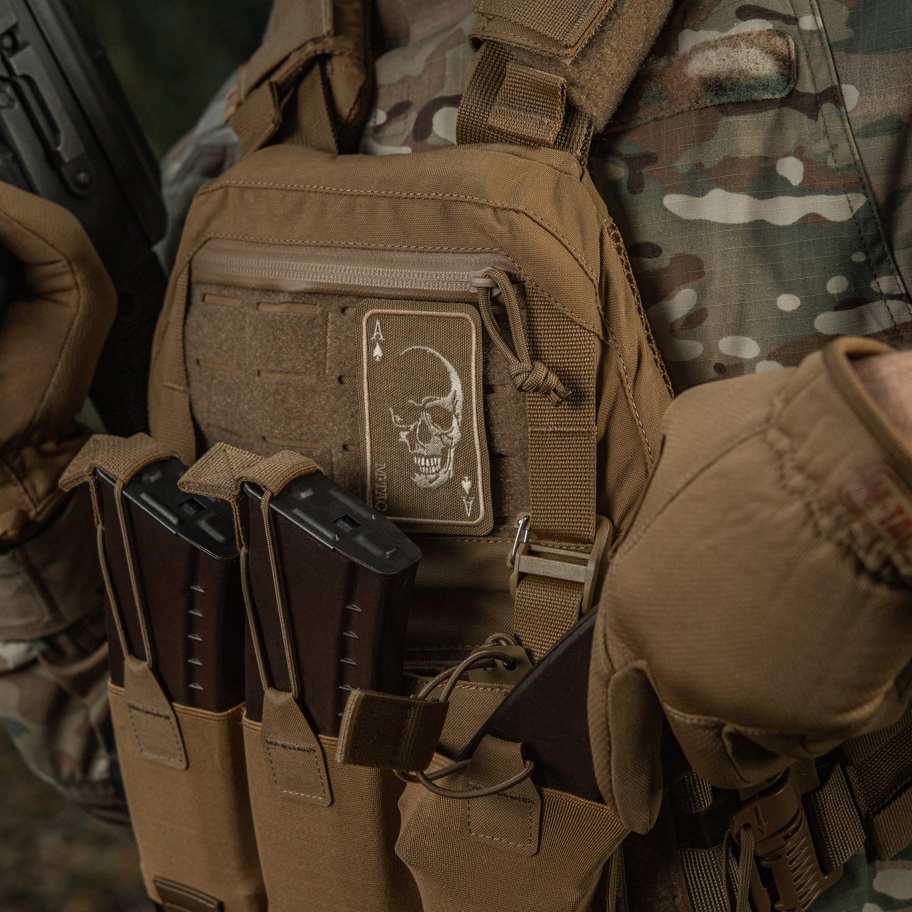 M-Tac нашивка Face of war (вишивка) Coyote