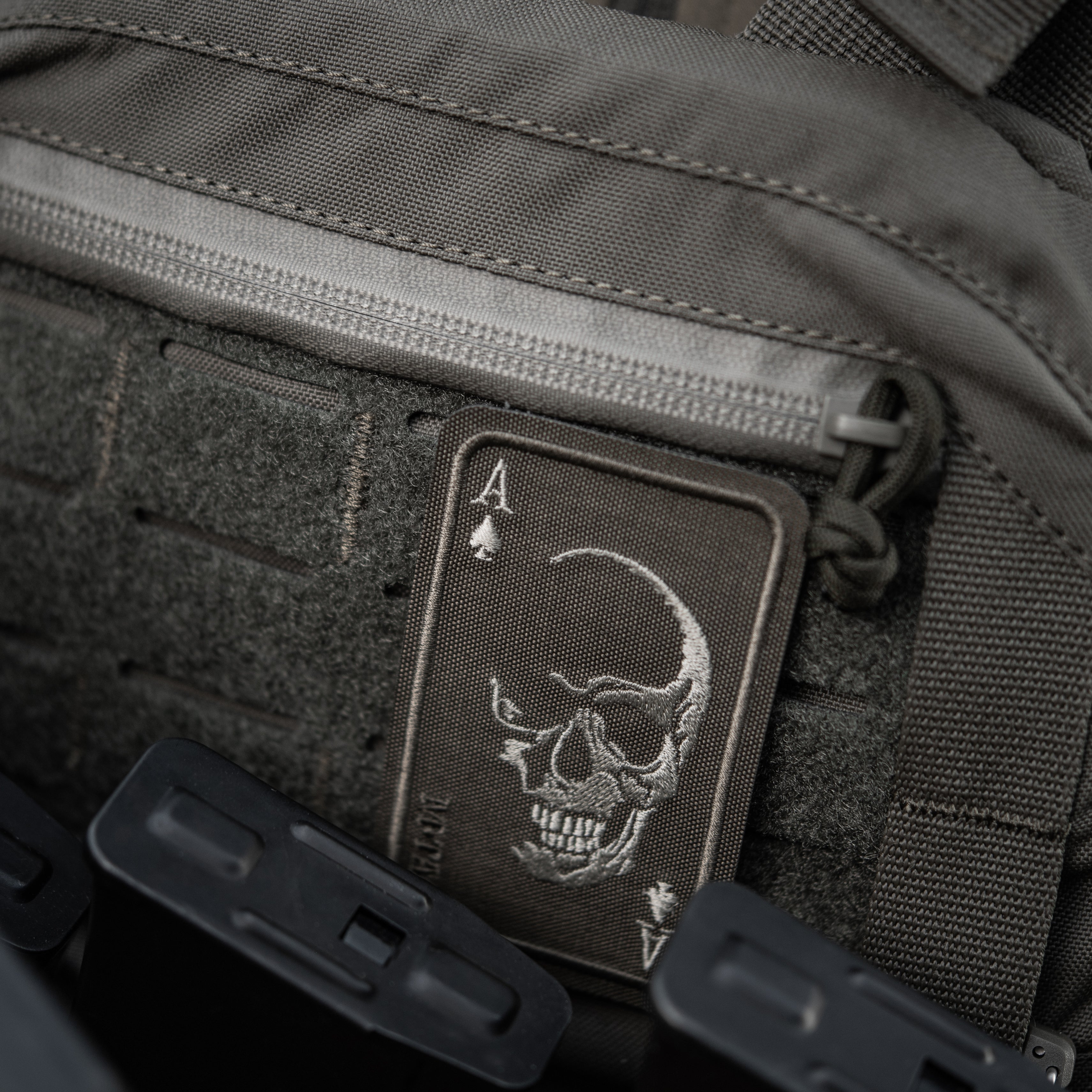 M-Tac нашивка Face of war (вишивка) Ranger Green
