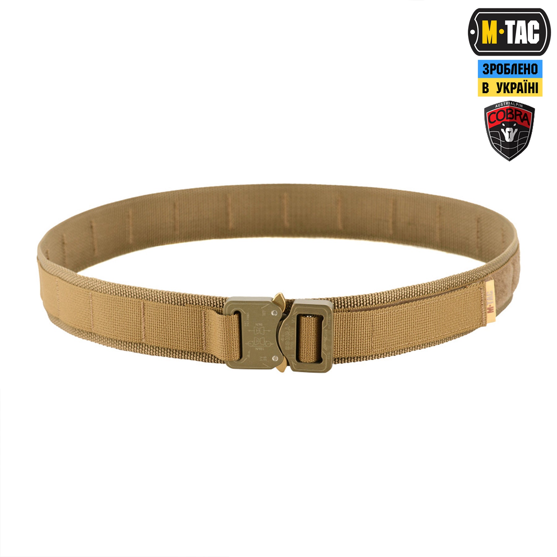 M-Tac ремінь Cobra Buckle Tactical Belt Coyote