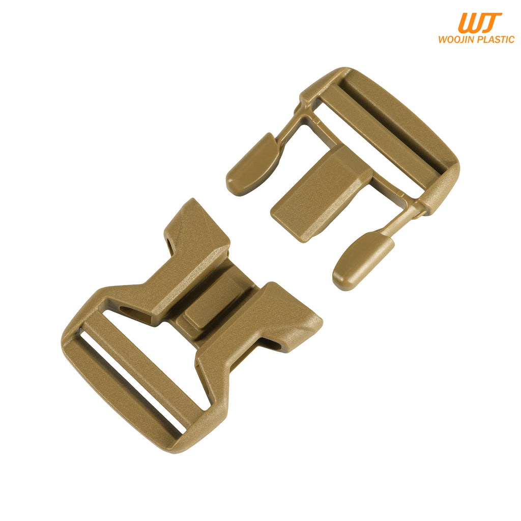 Woojin Plastic фастекс з замком Dual Double Lock Champion 38mm Coyote