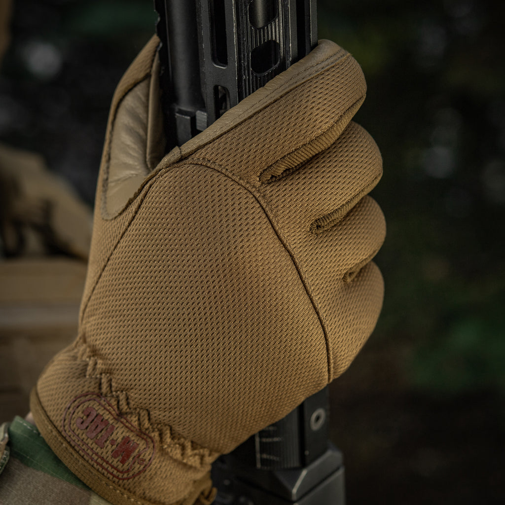 M-Tac рукавички Scout Tactical Mk.2 шкіряні Coyote
