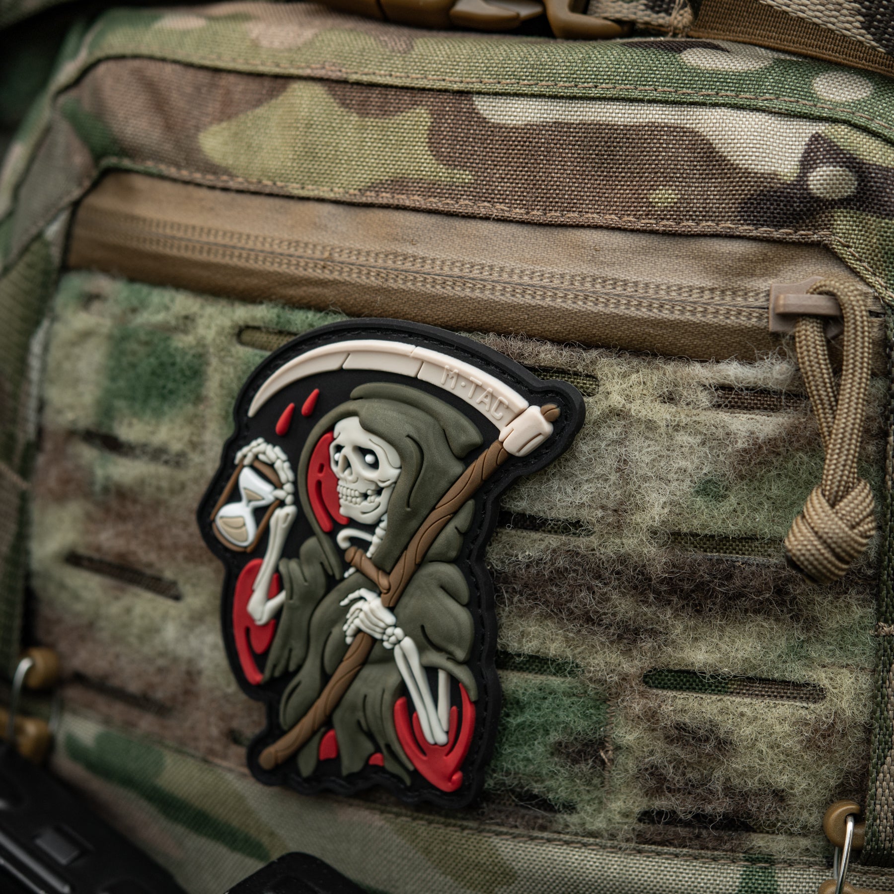 M-Tac нашивка Time PVC Black/Olive