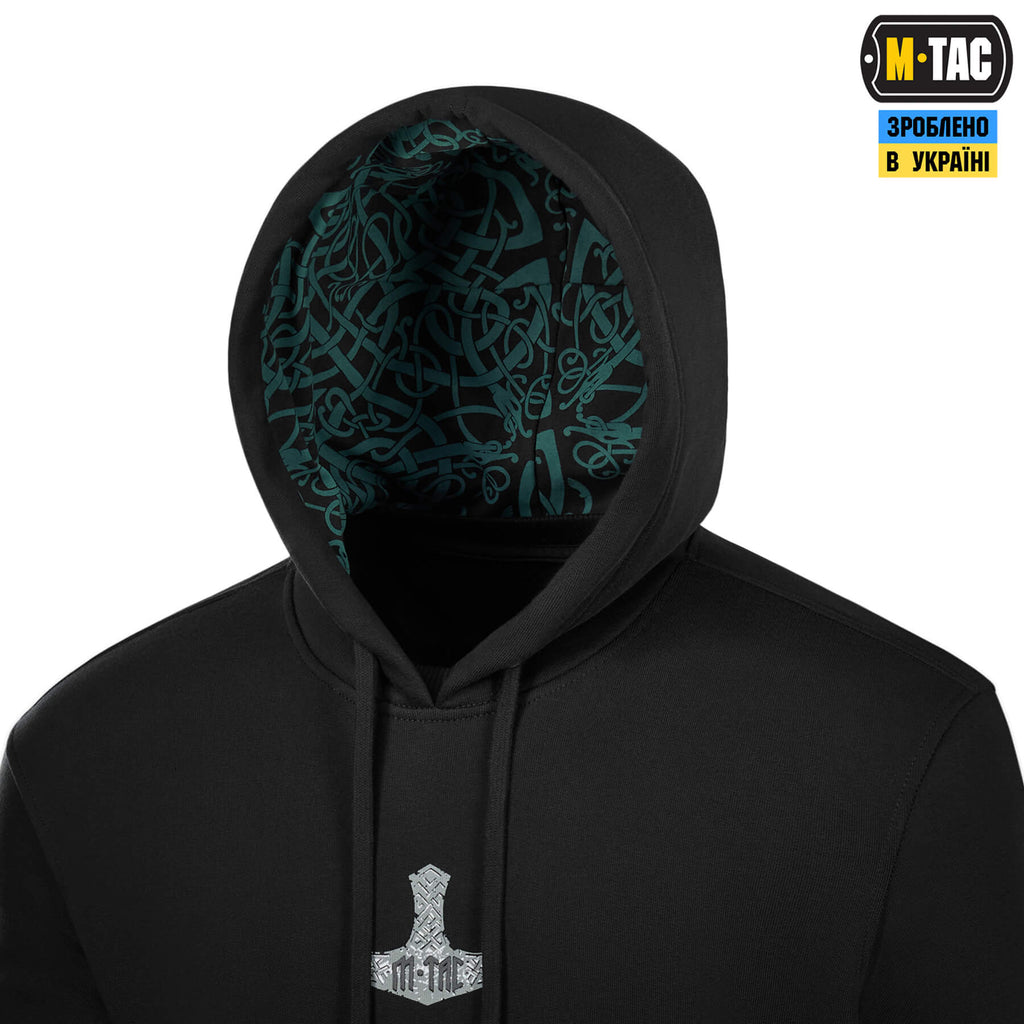 M-Tac кофта Hoodie Ragnarok Cotton Hard Black