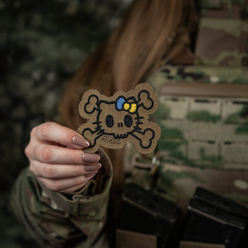M-Tac нашивка KITTY контур (вишивка) Coyote