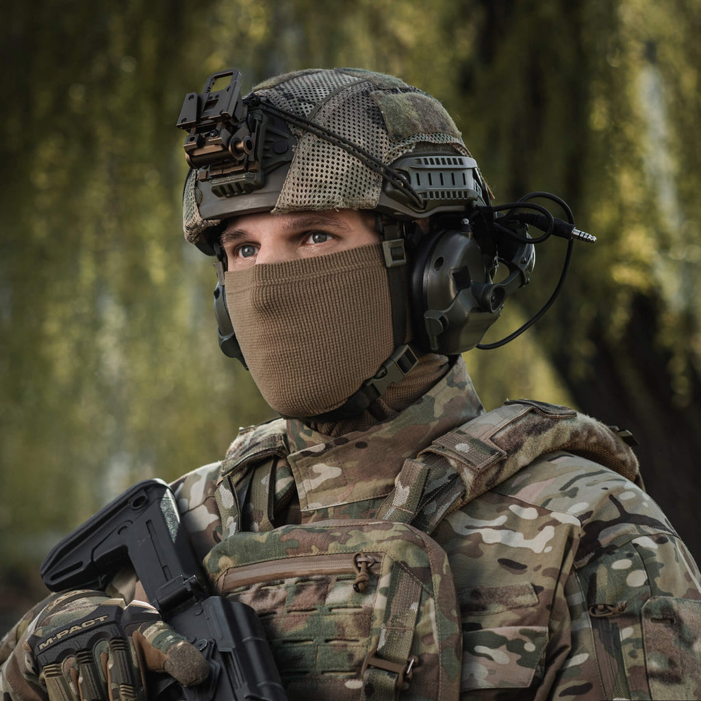 M-Tac шарф-труба довгий мікрофліс ріп-стоп Tan