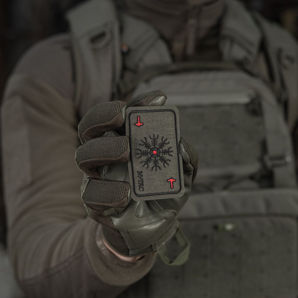 M-Tac нашивка карта Компас Вікінгів (вишивка) Ranger Green