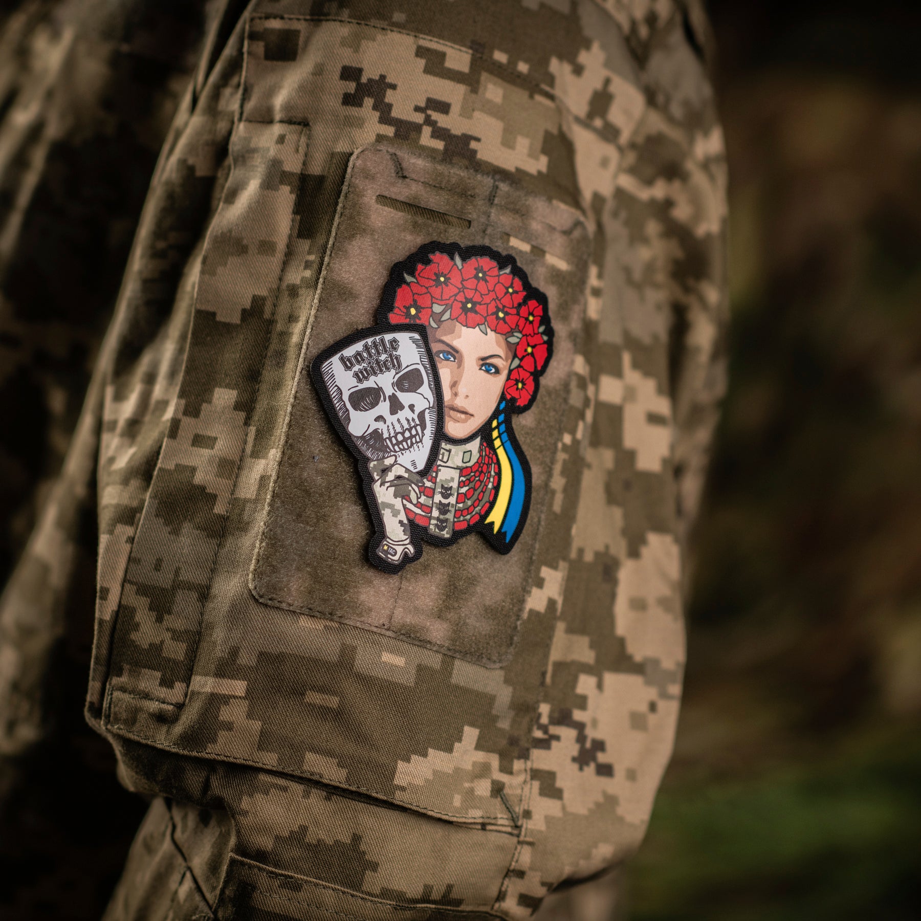 M-Tac нашивка Battle Witcht Black