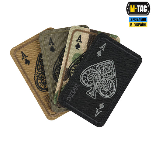 M-Tac нашивка Ace of Spades (вишивка) Black