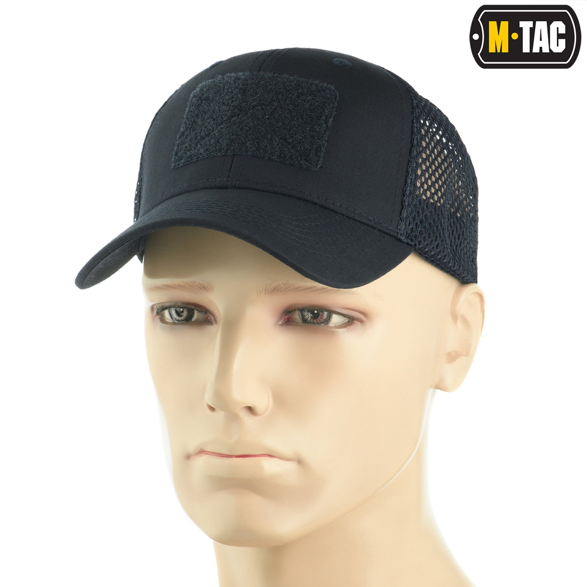 M-Tac бейсболка з липучкою та сіткою Flex ріп-стоп Dark Navy Blue
