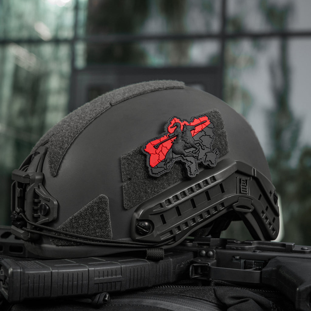 M-Tac нашивка Козацька Україна 3D PVC Red/Black
