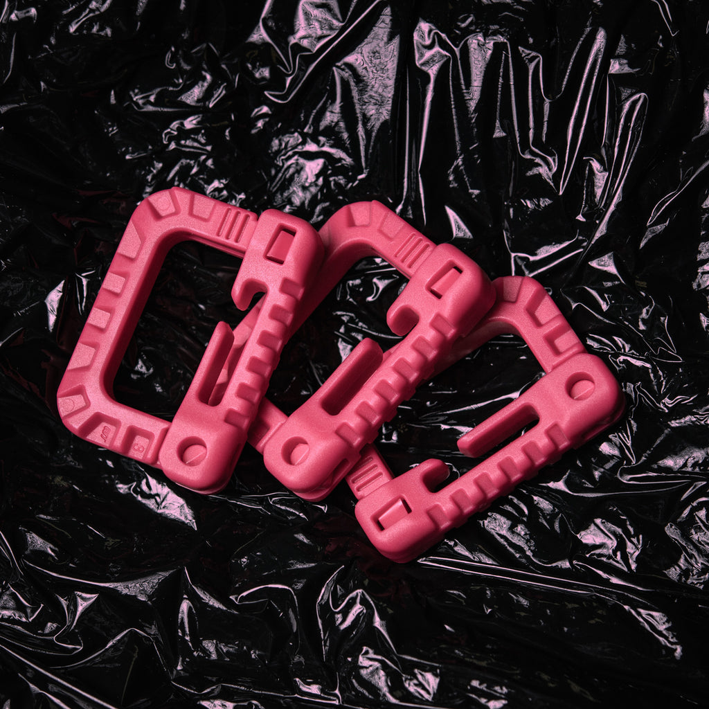 Карабін пластиковий Grimloc Pink