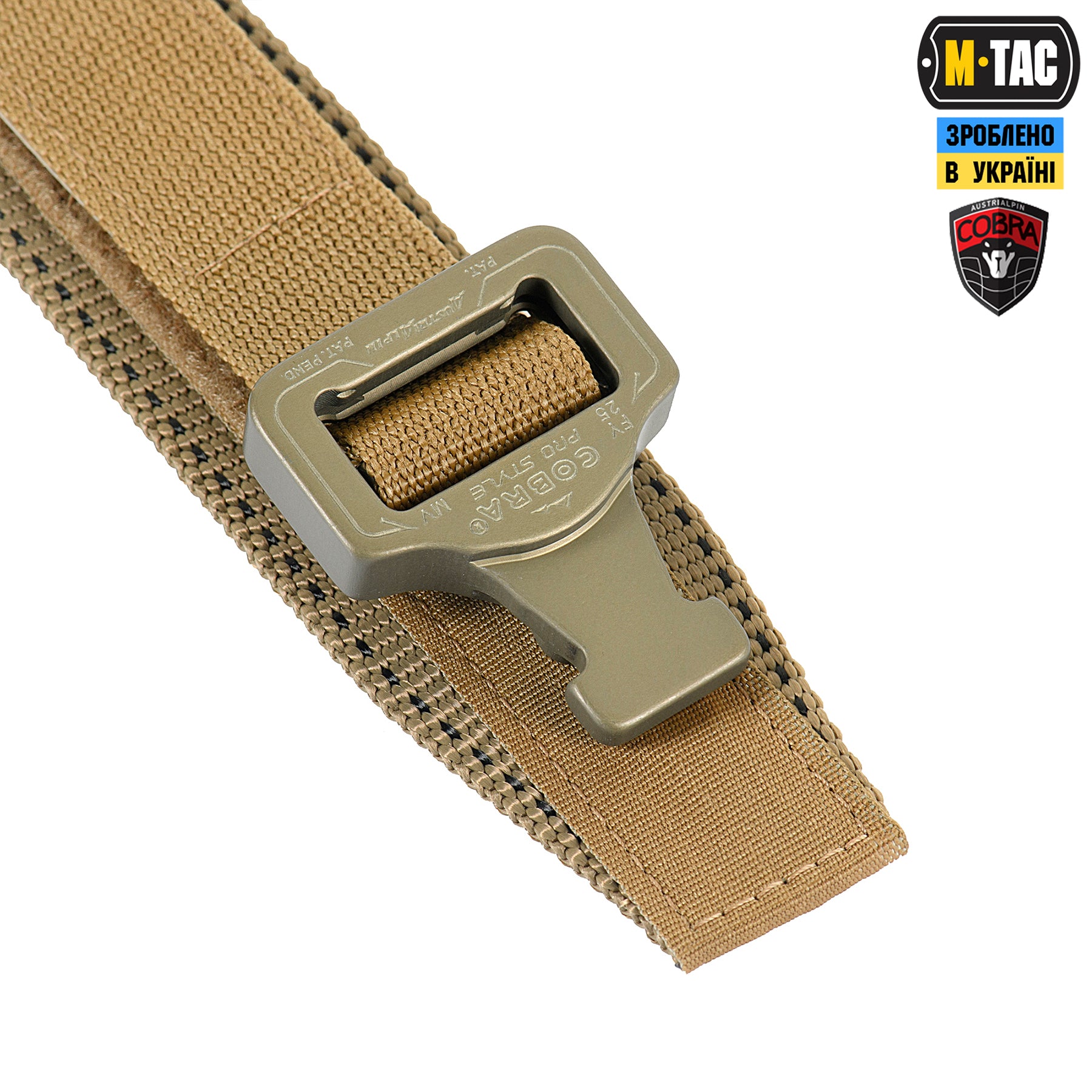 M-Tac ремінь Cobra Buckle Belt Coyote