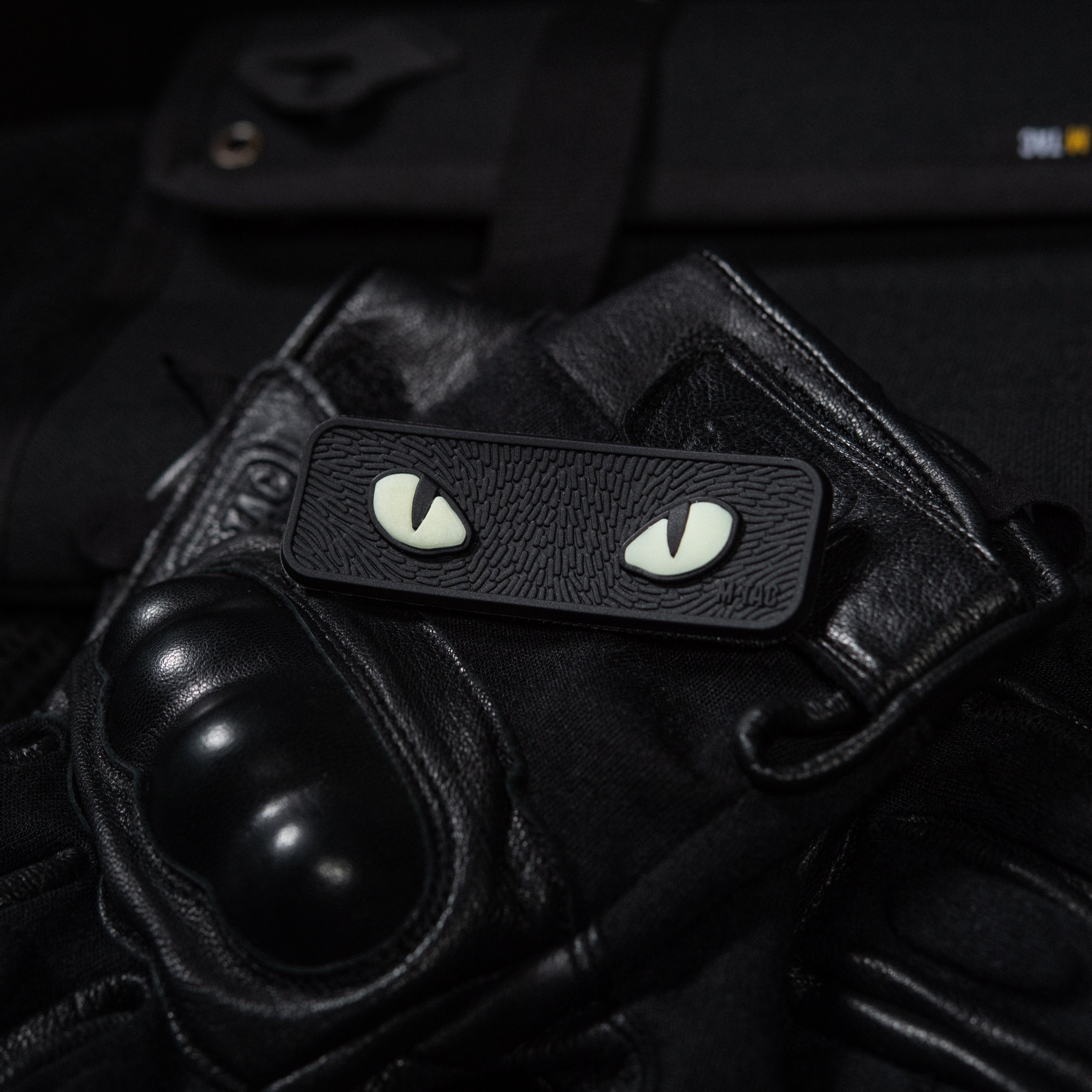 M-Tac нашивка Cat Eyes 3D ПВХ Black