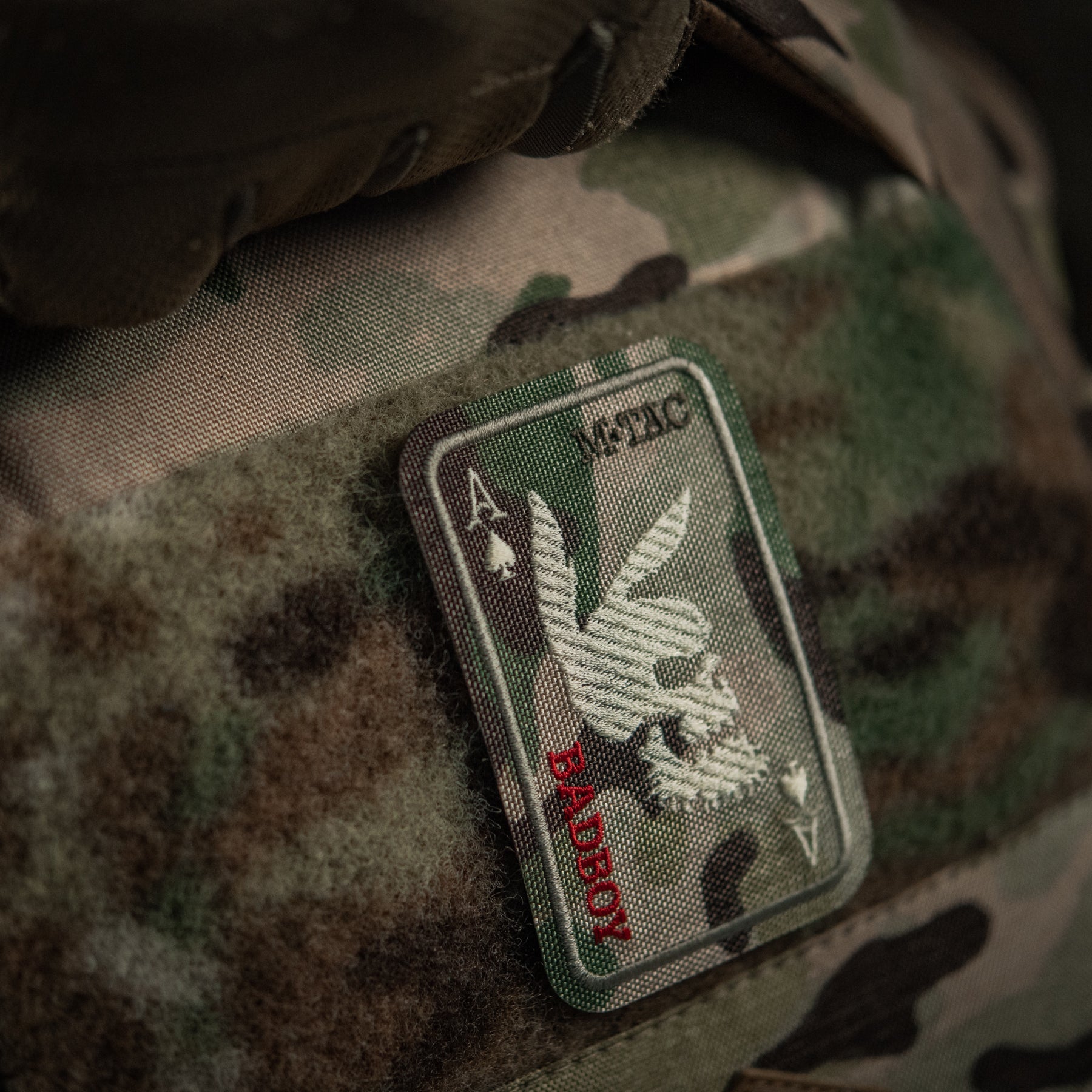 M-Tac нашивка Bad Boy (вишивка) Multicam