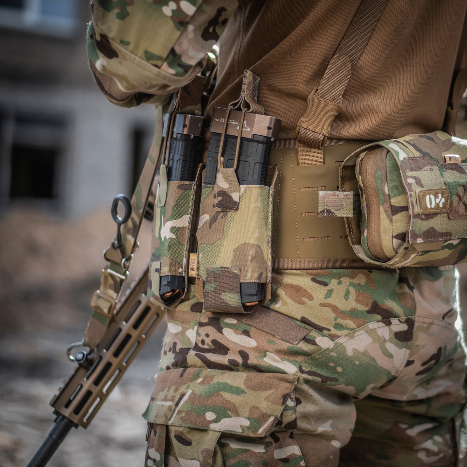 M-Tac підсумок еластичний на 1 магазин Elite Laser Cut Multicam