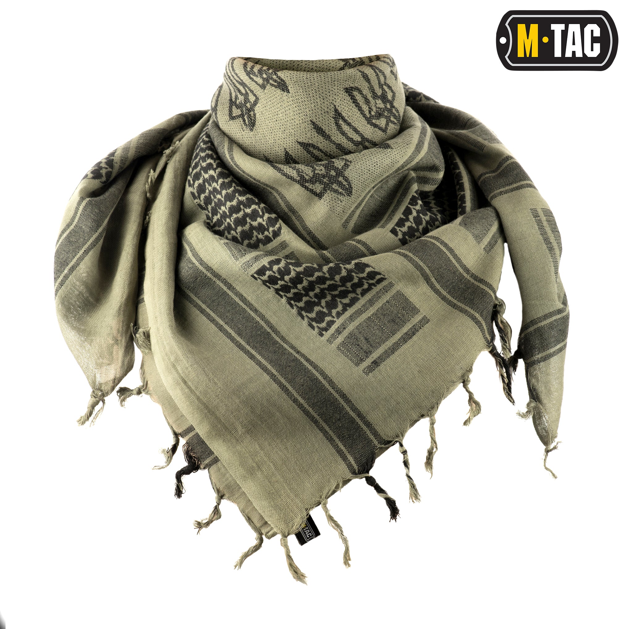 M-Tac шарф шемаг з Тризубом Foliage Green/Black