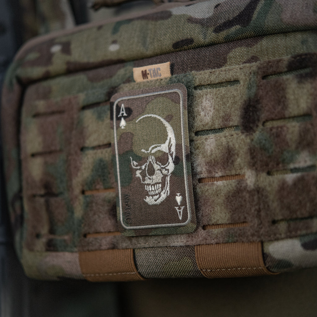 M-Tac нашивка Face of war (вишивка) Multicam