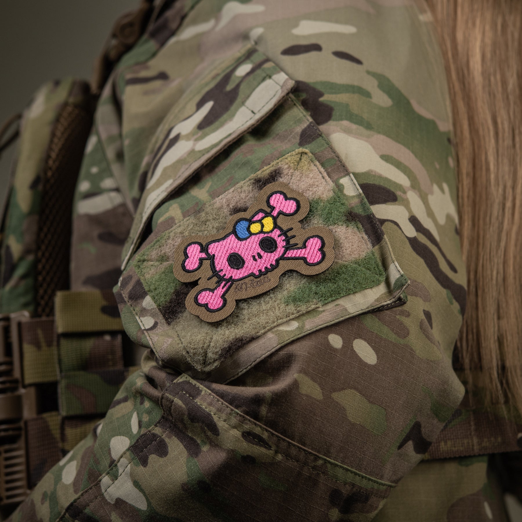 M-Tac нашивка KITTY (вишивка) Pink/Coyote