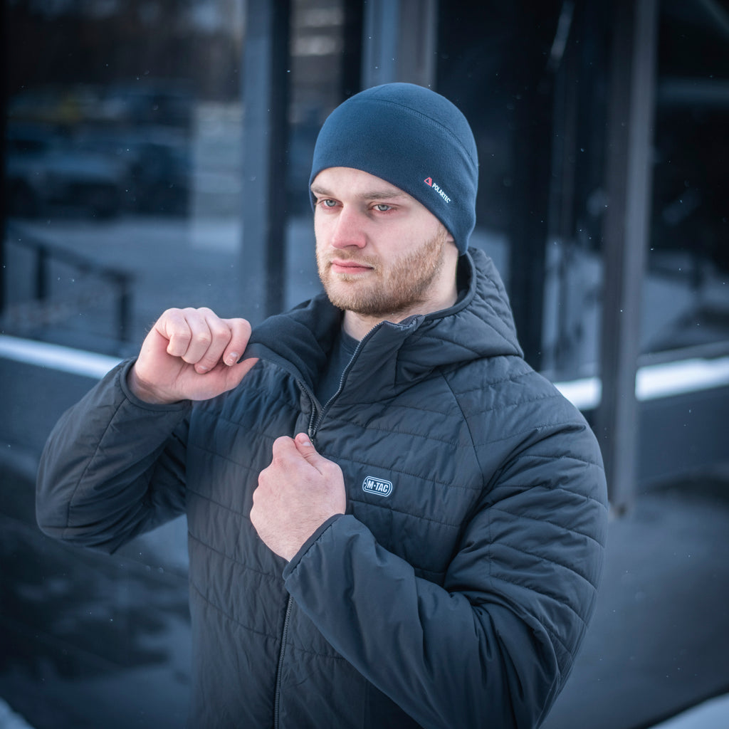 M-Tac шапка Watch Cap фліс Light Polar Dark Navy Blue