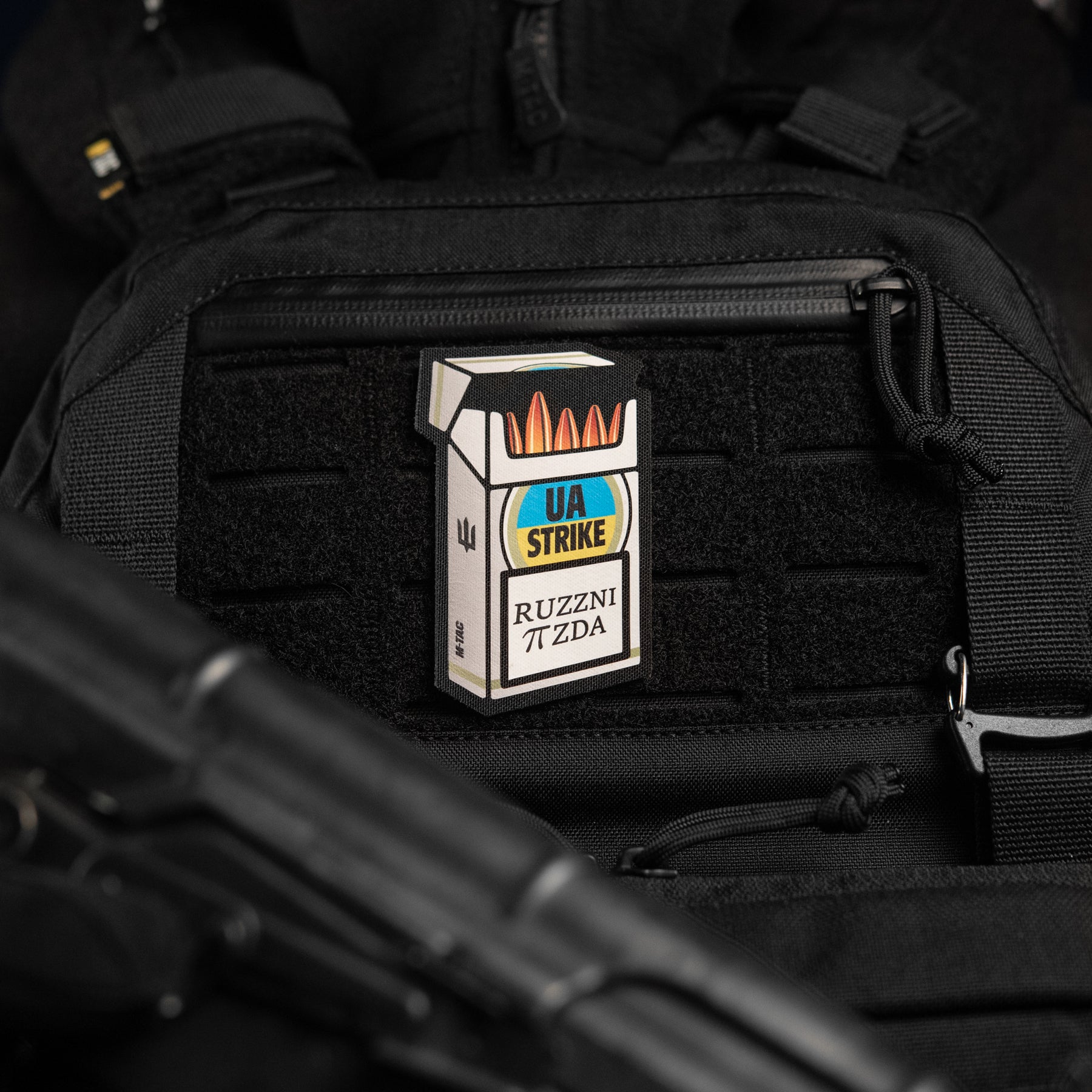 M-Tac нашивка UA STRIKE Black