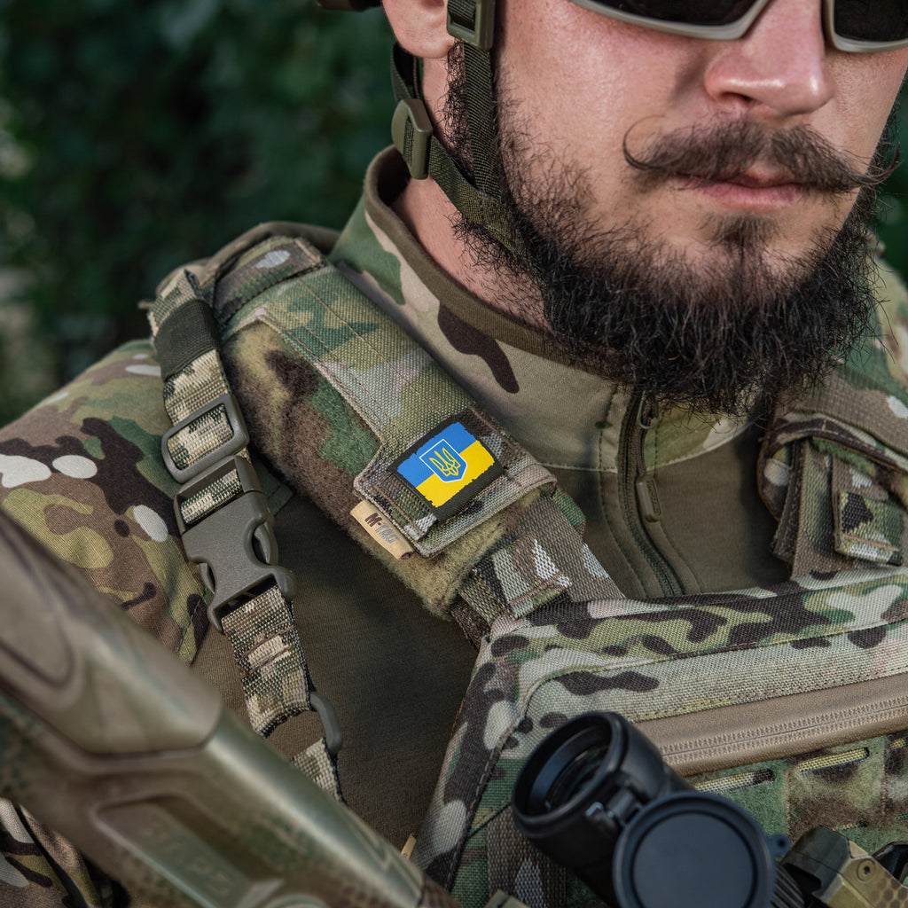 M-Tac MOLLE Patch Прапор України з гербом Full Color/Ranger Green