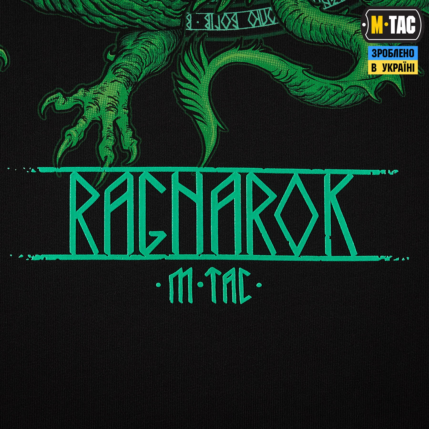 M-Tac футболка Ragnarok Night Vision Cotton Hard Black