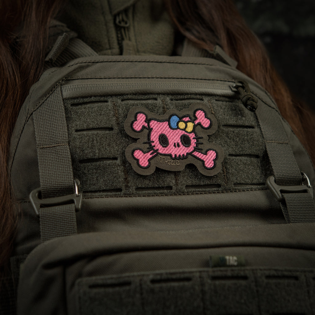 M-Tac нашивка KITTY (вишивка) Pink/Ranger Green