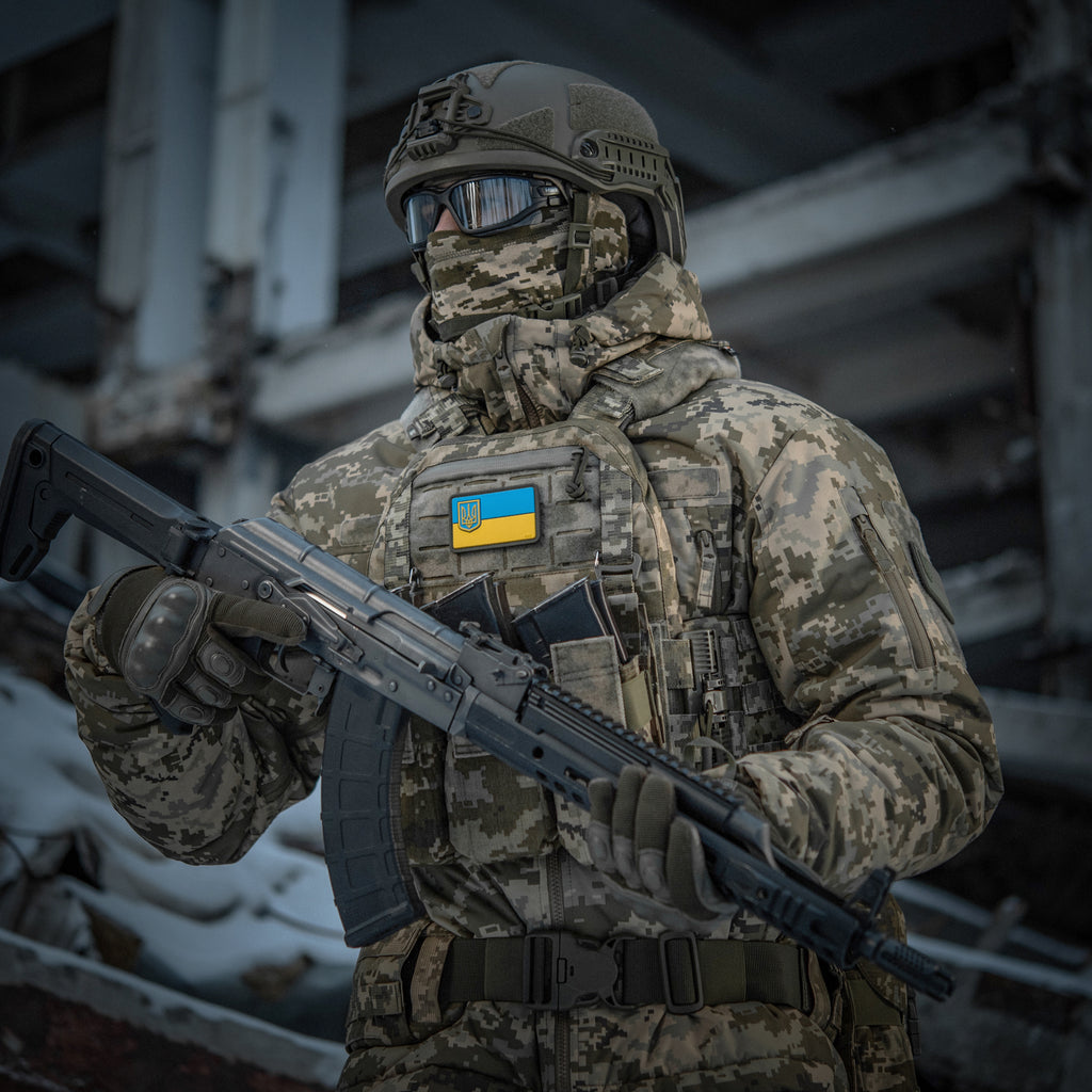 M-Tac нашивка прапор України з гербом PVC
