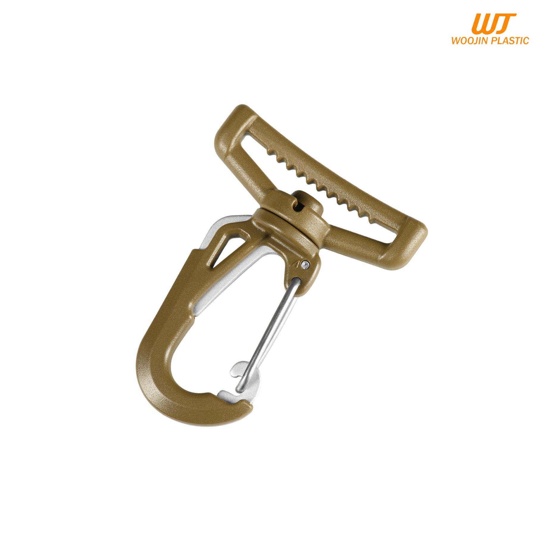 Woojin Plastic карабін Ultra Metal Hook 38mm Coyote