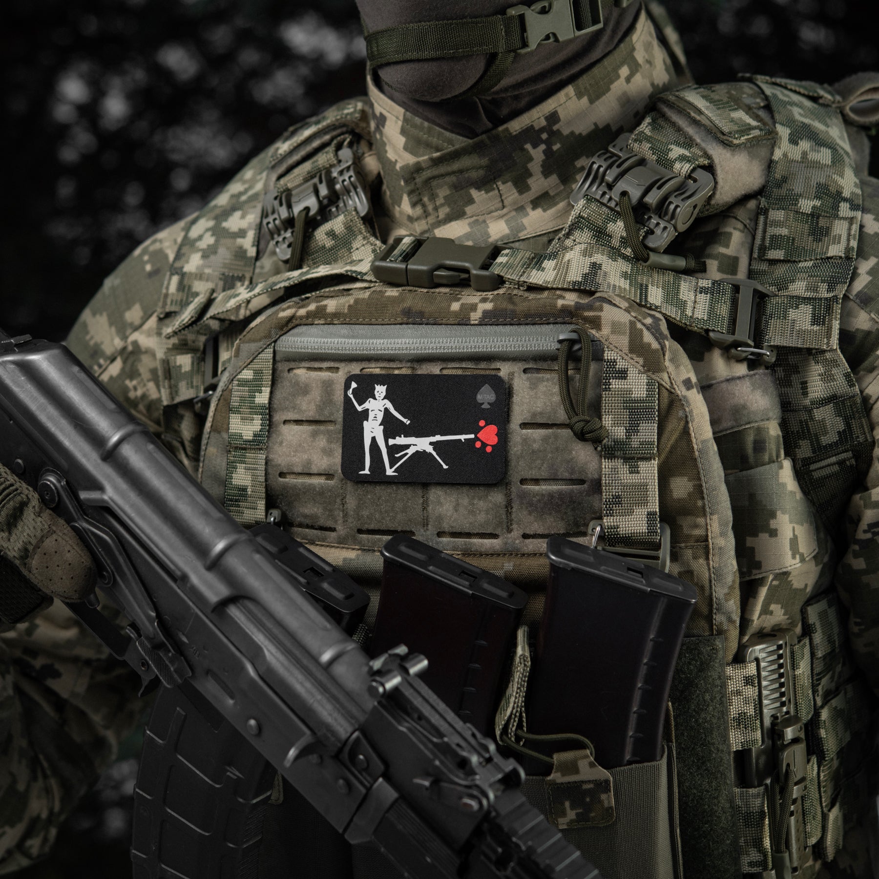 M-Tac нашивка прапор Чорна Борода СПГ-9 Black