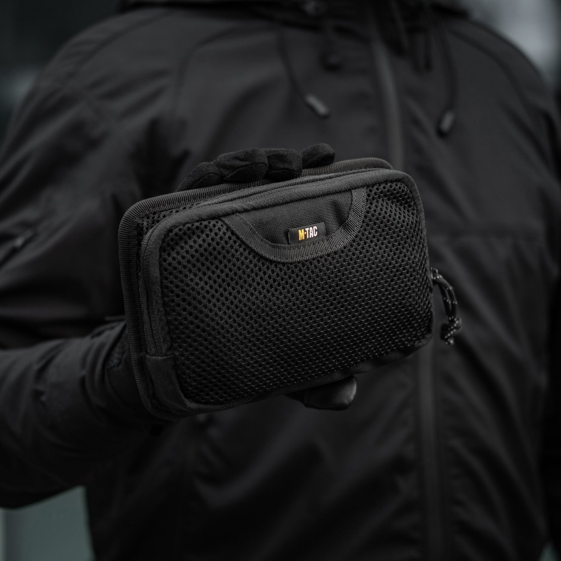 M-Tac вставка модульна кишеня на блискавці Black