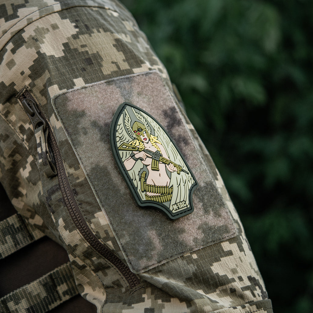 M-Tac нашивка Піка Валькірія PVC olive