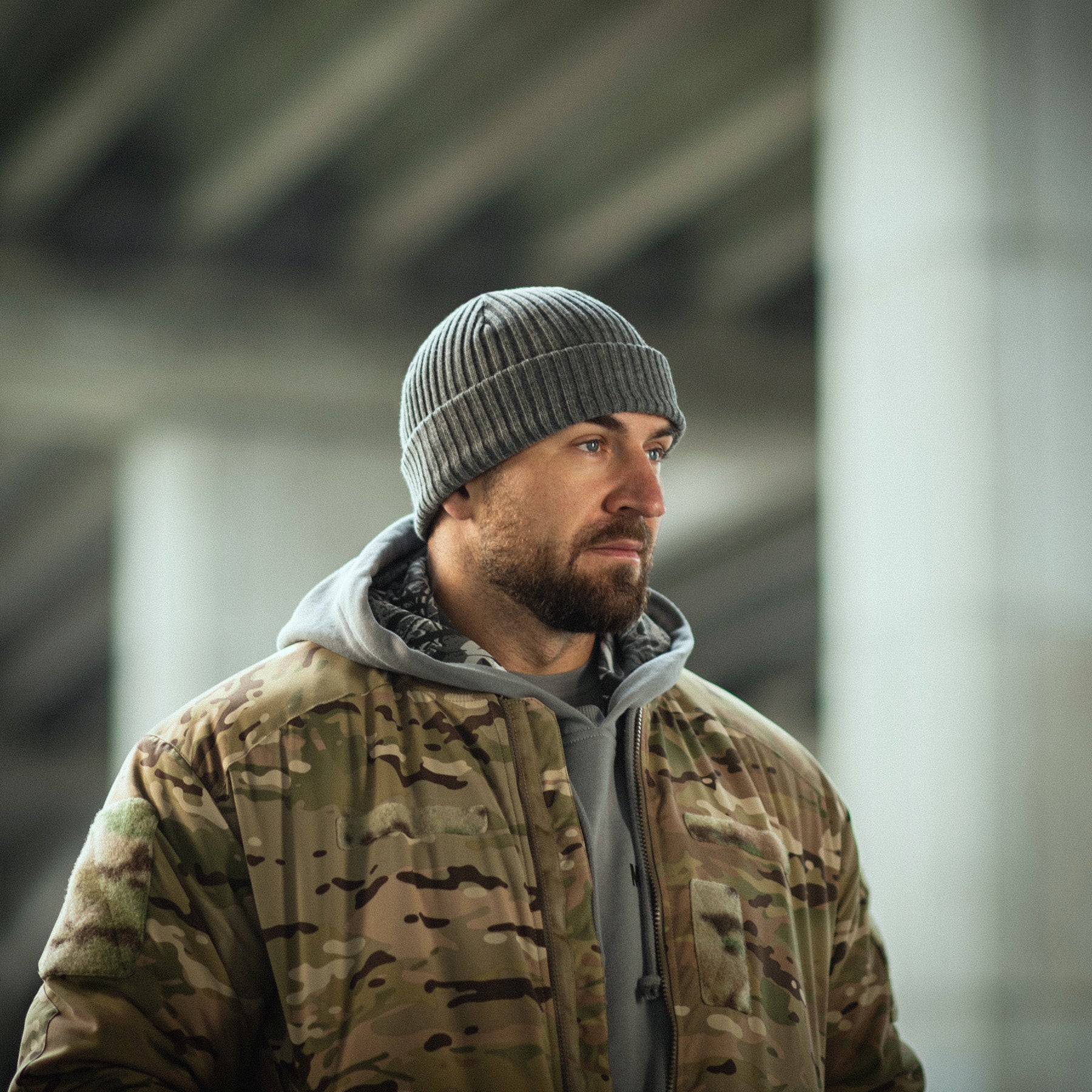 M-Tac шапка вязана 100% акрил Grey