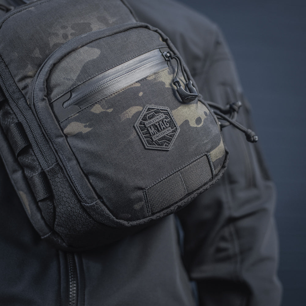 M-Tac сумка Cross Bag Slim Elite Hex Multicam Black/Black