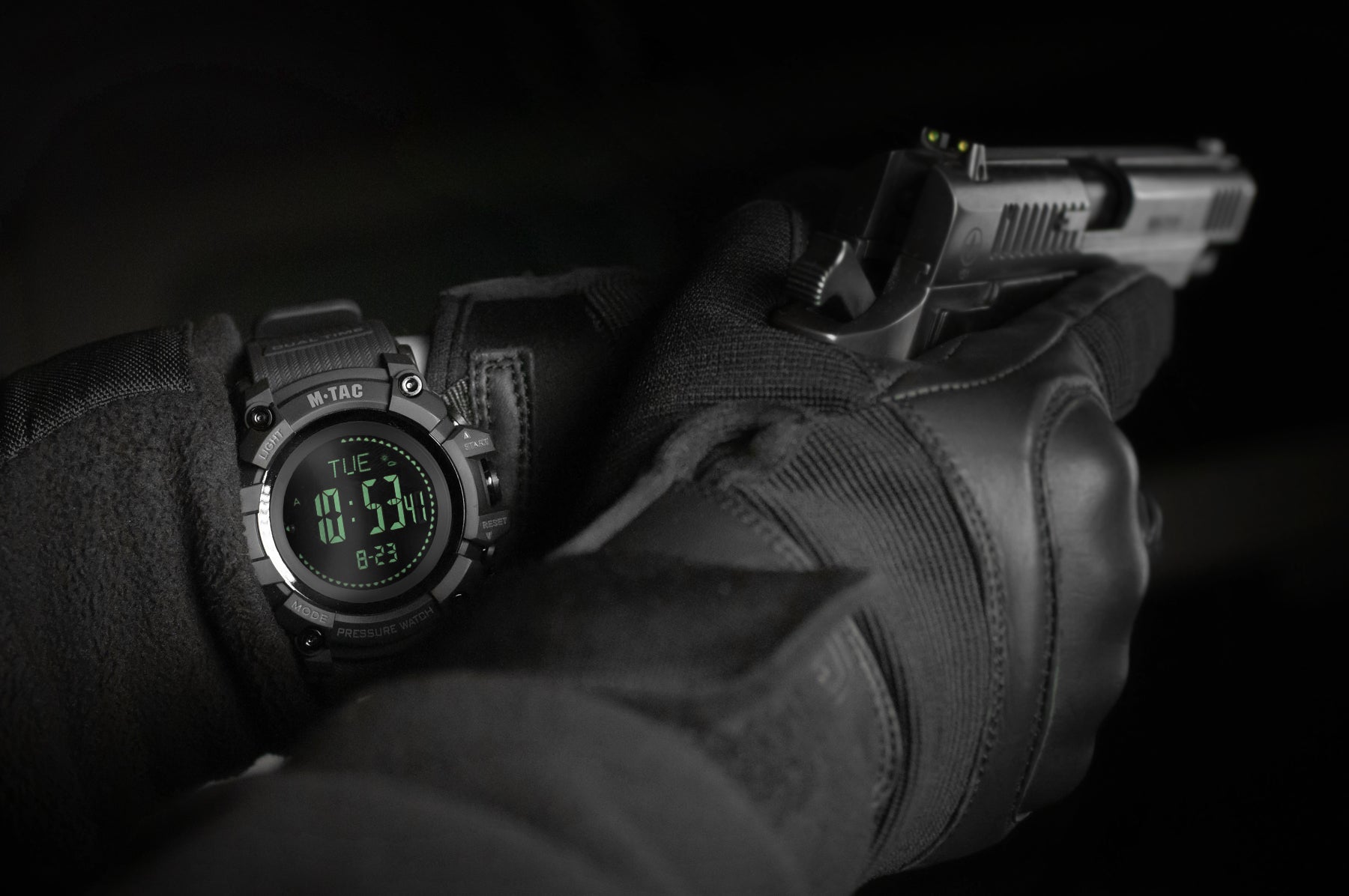 M-Tac годинник тактичний Adventure Black