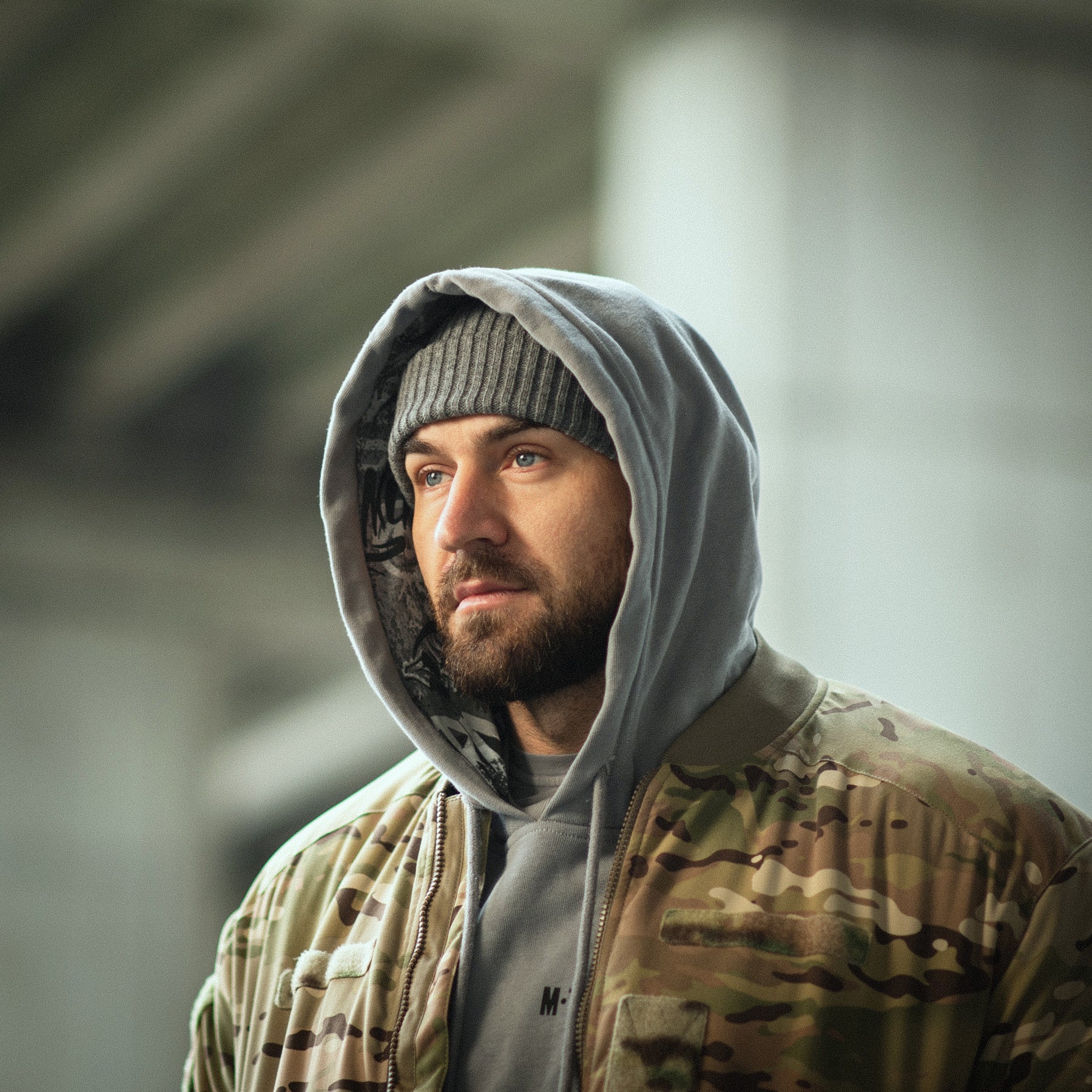 M-Tac шапка вязана 100% акрил Grey