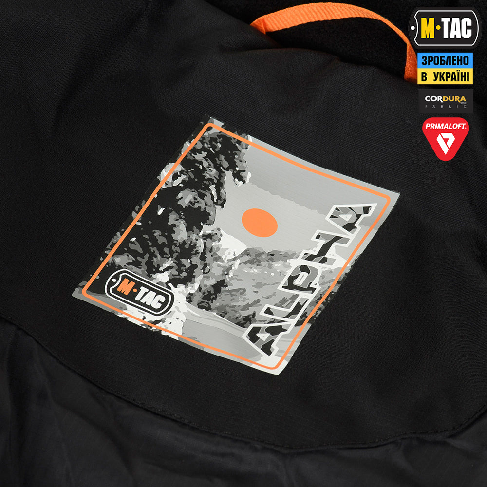 M-Tac куртка зимова Alpha Gen.III Pro Primaloft Black