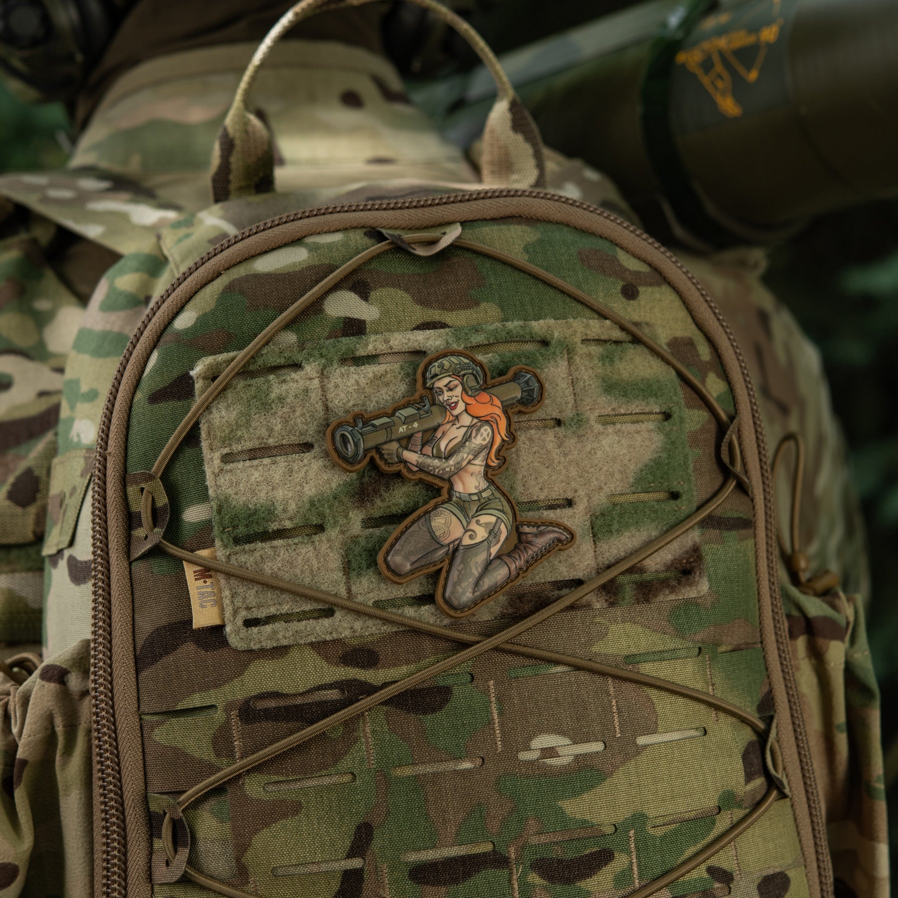 M-Tac нашивка Tactical girl №9 PVC Skandinavik